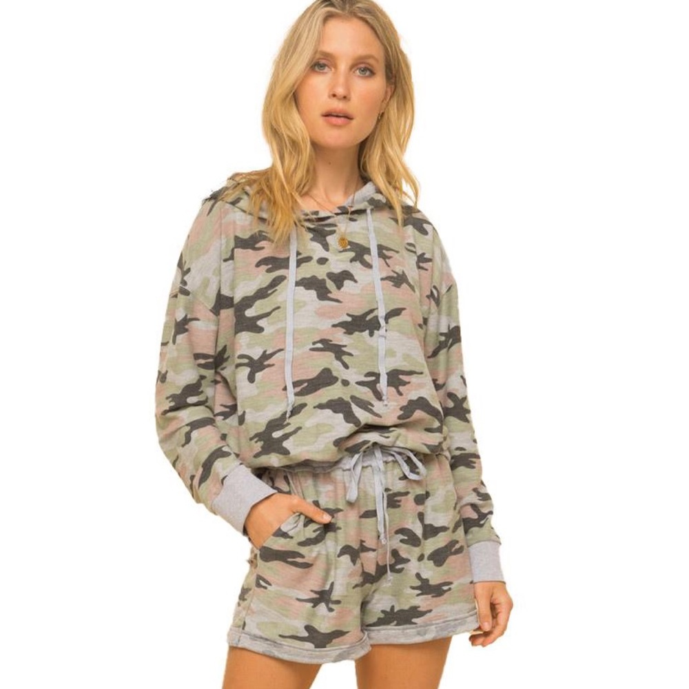 Camo Loungewear 2 Piece Set